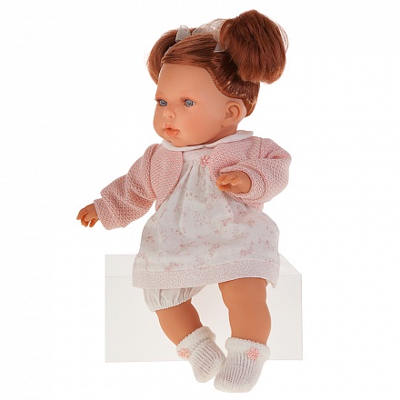 Кукла Тереза в розовом, озвученная, 37 см. 
